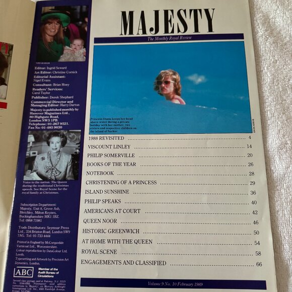 Majesty Magazine February 1989 - Picture 2 of 3
